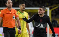 PSG : Verratti risque une sanction pour ses propos envers l’arbitre du match à Nantes