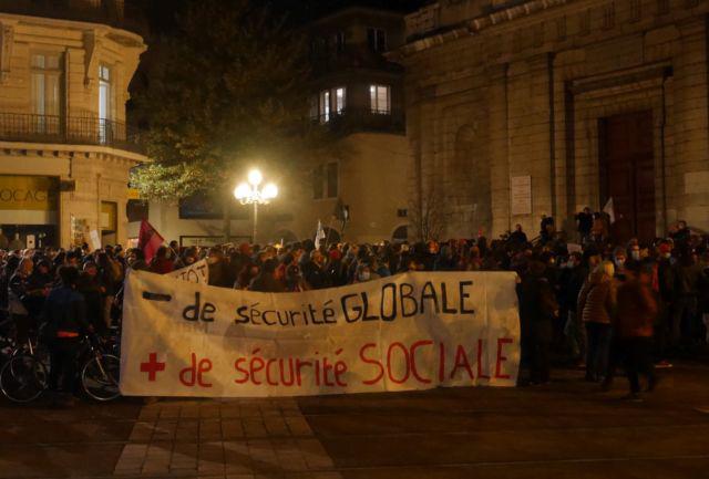 Grenoble : forte mobilisation contre le projet de loi « sécurité globale »