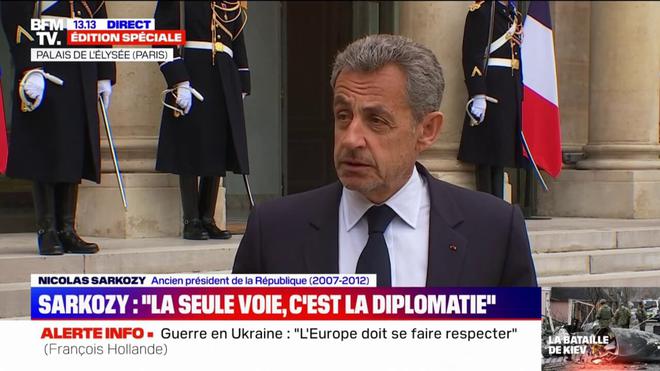 Nicolas Sarkozy sur la guerre en Ukraine: "Il va falloir faire preuve d'imagination. L'Otan, le G7, le G20 ça ne fonctionne pas"