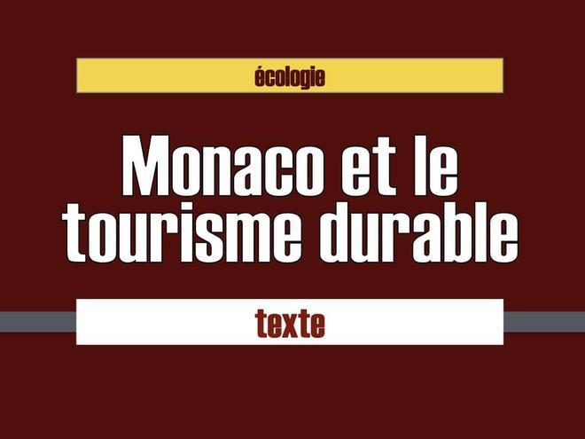 Monaco tourisme durable