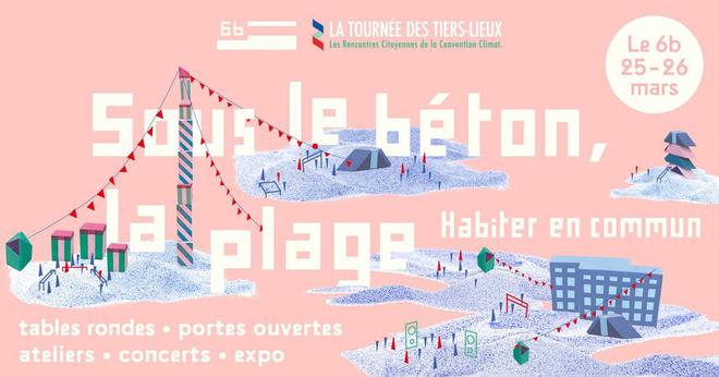 “Sous le Béton la Plage” nouveau mot d’ordre pour la Tournée des Tiers-Lieux