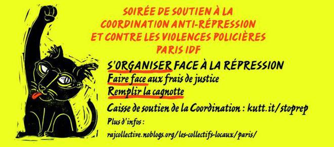 26 mars à l'AERI : soirée ciné en soutien à la Coordination antirep