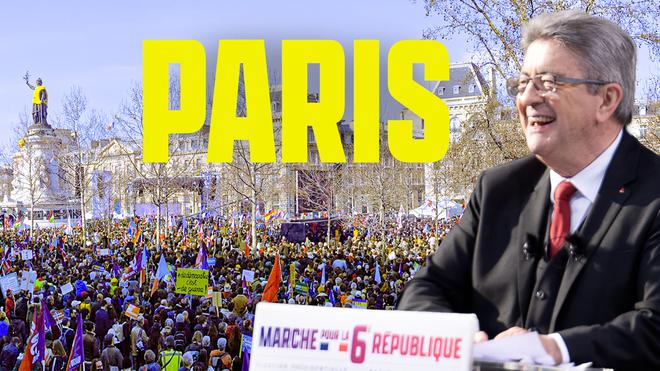 Marche et meeting pour la 6e République à Paris