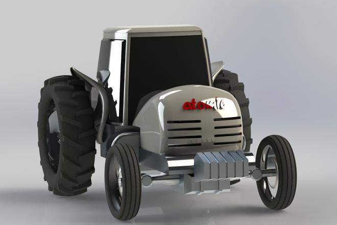 AtomicTractor ou la résurrection électrifiée du petit gris