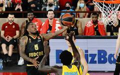 Basket : Monaco déroule contre Berlin et défiera l'Olympiakos en quarts d'Euroligue
