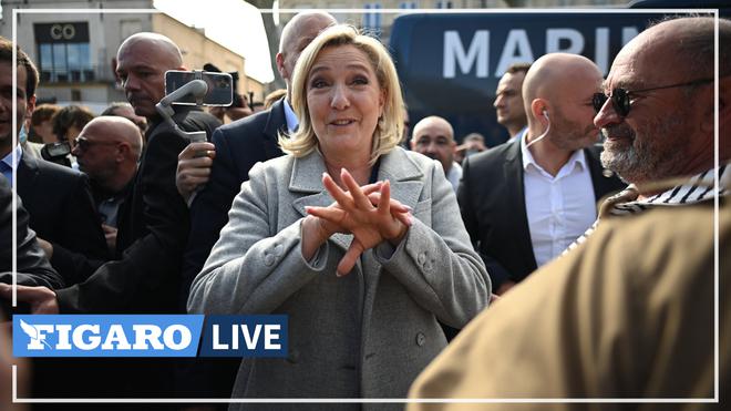 Présidentielle: Marine Le Pen qualifie les propos d'Emmanuel Macron d'«extrêmement agressifs»