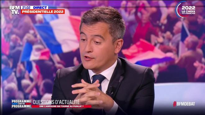 Gérald Darmanin: "La famille politique qu'incarnent Jordan Bardella et Marine Le Pen est d'extrême droite"