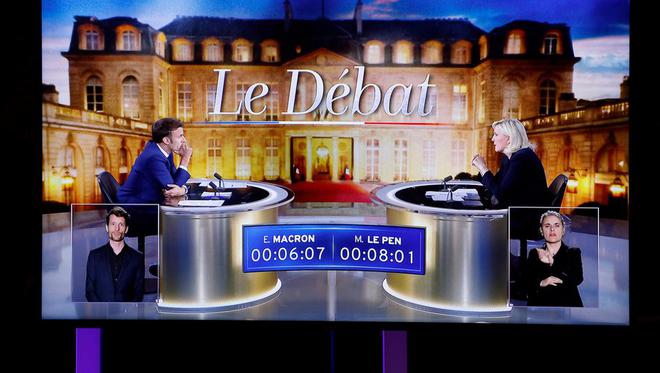 Débat de  la présidentielle : Macron et Le Pen étaient à couteaux tirés
