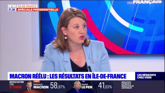 Réélection d'Emmanuel Macron: Laurianne Rossi députée LREM des Hauts-de-Seine, explique que le défi "est de réconcilier les Français"