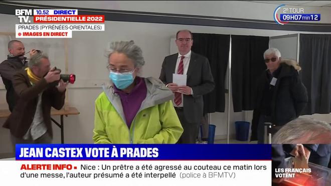 Présidentielle: Jean Castex a voté à Prades dans les Pyrénées-Orientales