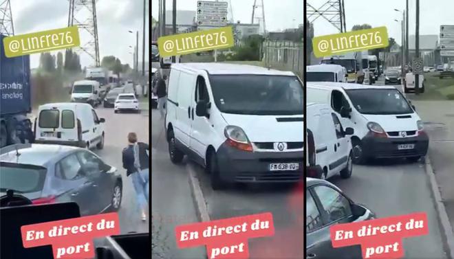 La police tente d’arrêter un camion rempli de stupéfiants au port du Havre