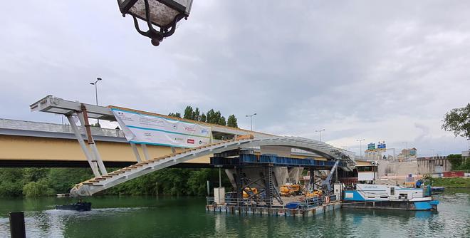 La passerelle du pont de Nogent-sur-Marne ouvrira à la fin de cet été