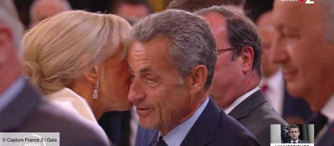 Brigitte Macron : cette bise à Nicolas Sarkozy qui n’est pas passée inaperçue