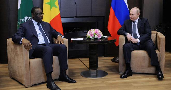 Macky Sall en Russie : "L'Afrique 'victime' du conflit en Ukraine"