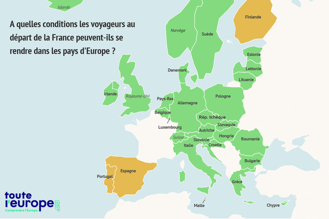Covid-19 : quelles sont les règles pour se déplacer en Europe depuis la France ?