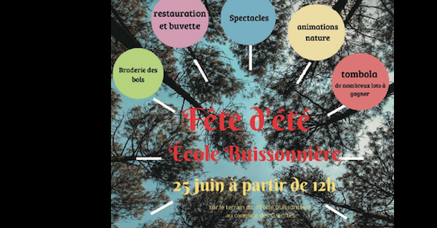 Fête d’été de l’Ecole Buissonnière