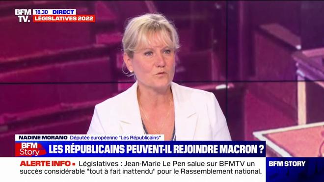 Nadine Morano: "Emmanuel Macron a savamment construit l'étau" dans lequel est pris Ensemble