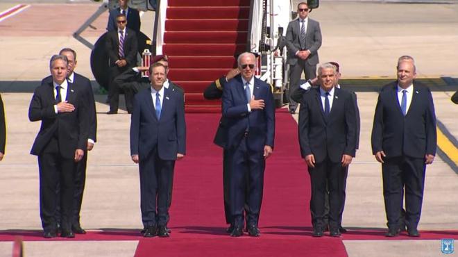 Joe Biden attendu en Israël, première étape de sa tournée au Proche-Orient