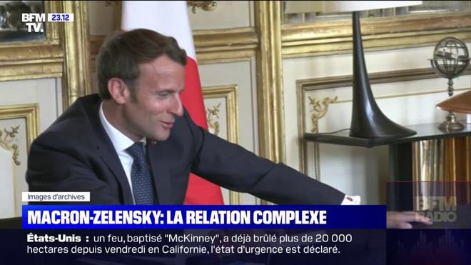 Au téléphone avec Volodymyr Zelensky ce midi, Emmanuel Macron a réaffirmé le soutien de la France à l'Ukraine