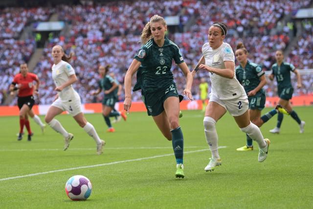 Foot - Euro (Femmes) - Allemagne - Les compos d'Angleterre-Allemagne en finale de l'Euro : Jule Brand remplace Klara Bühl