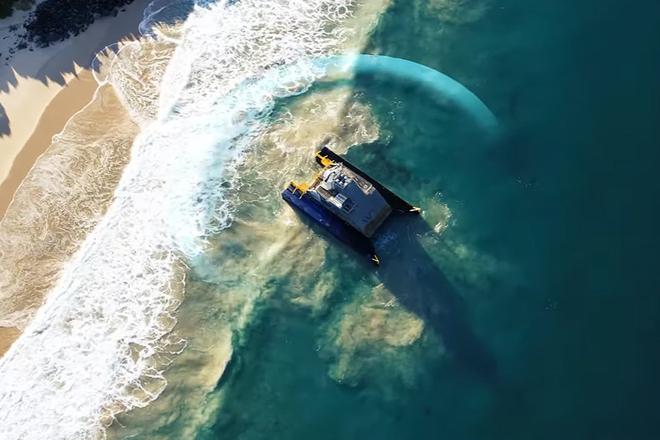 Cette hydrolienne flottante, sans danger pour la faune, va générer de l’énergie en utilisant le mouvement des vagues