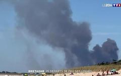 Incendies : quinze départs de feu simultanés en Bretagne