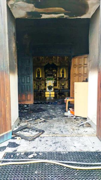 Kashira (Russie) : cambriolage et incendie de l’église de la Trinité
