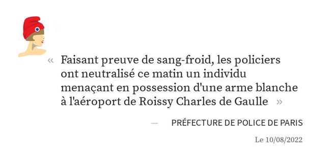 Aéroport de Roissy : un Martiniquais se rue sur la Police avec un couteau ; il est abattu