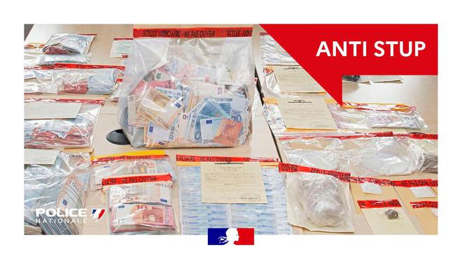 Drogue. Saisie record d’argent par la police du Maine-et-Loire