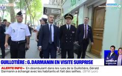 En visite à Lyon, Gérald Darmanin pris à partie : « la Guillotière ne vous appartient pas »