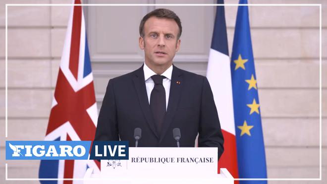 «To us all, she would be with us forever»: Emmanuel Macron adresse un message aux Britanniques