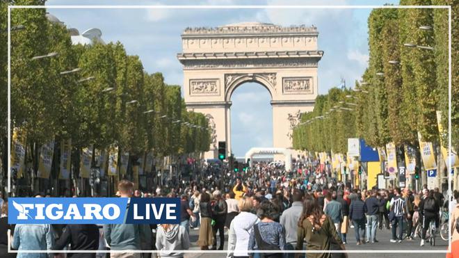 «Paris Respire»: la capitale française profite d'une journée interdite aux voitures