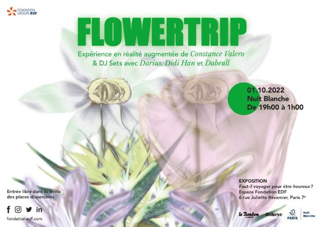 FLOWERTRIP – Nuit Blanche – 1er octobre prochain