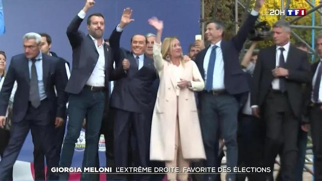 Giorgia Meloni : l'extrême droite, favorite des élections