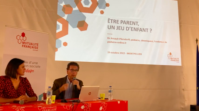Conférence dr Pfersdorff « Être parent, un jeu d’enfant ? » à la Mutualité Française Occitanie