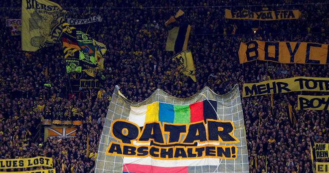 Coupe du monde au Qatar : les fans de Dortmund appellent au boycott