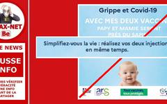 Attention, cette affiche de vaccination qui circule sur le web mettant en scène un bébé est FAUSSE.