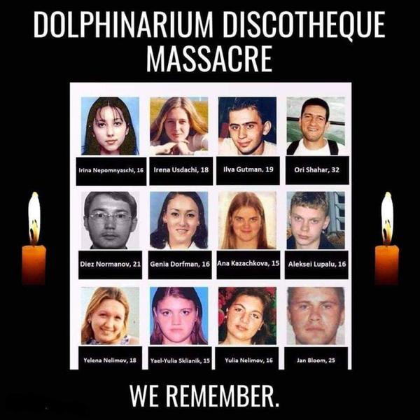 Emmanuelle Halioua. Dolphinarium Discothèque Massacre terroriste islamiste. Hommage à nos enfants