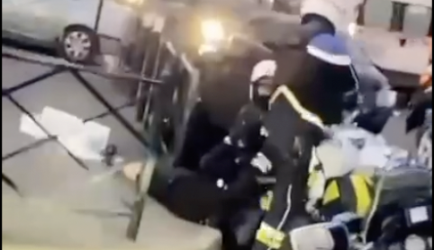 Le Blanc-Mesnil : Un individu à Scooter qui tente de fuir les motards de la police percute violemment un véhicule. VIDÉO