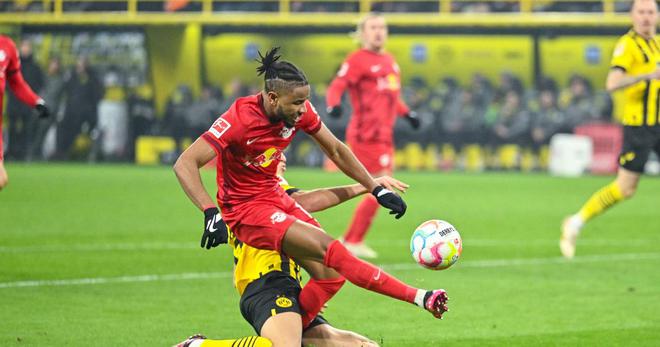 Bundesliga : déchirure musculaire pour Nkunku, incertain pour le choc contre Manchester City en Ligue des champions