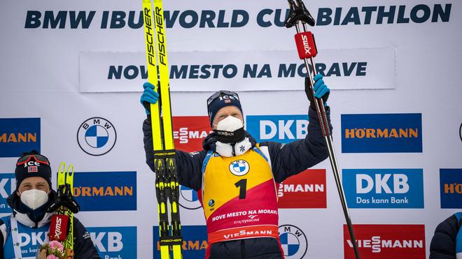 Biathlon : positif au Covid-19, Johannes Boe a disputé et remporté la poursuite