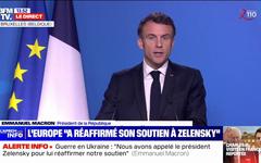 Ukraine: Emmanuel Macron affirme que l'Union européenne "prend une initiative collective" sur la déportation d'enfants en Russie