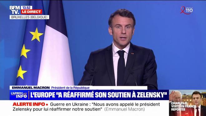 Ukraine: Emmanuel Macron affirme que l'Union européenne "prend une initiative collective" sur la déportation d'enfants en Russie
