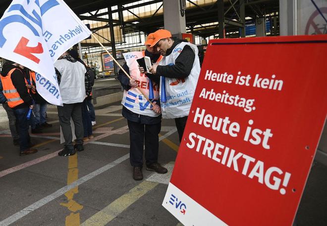 L'Allemagne frappée par une "méga-grève" dans les transports