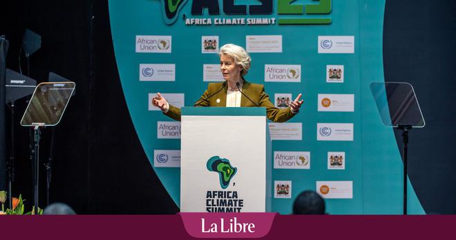 Von der Leyen veut que l'Afrique soit un allié lors de la COP28: "Nous partageons les mêmes intérêts lorsqu'il s'agit de l'action pour le climat..."