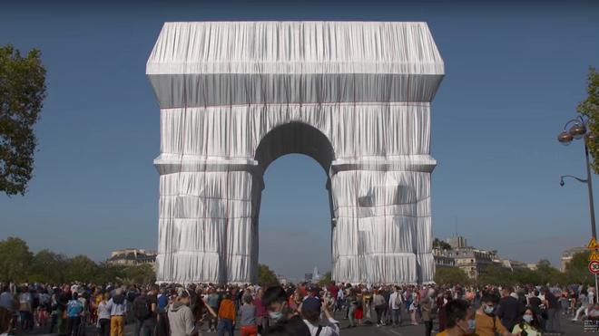 Jeanne-Claude et Christo : les matériaux utilisés pour l’Arc de Triomphe empaqueté vont avoir une seconde vie