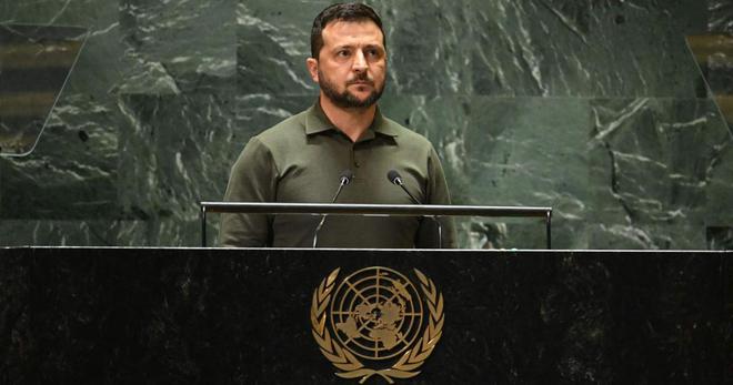 Guerre en Ukraine : à l’ONU, Zelensky estime que Moscou n’a «aucun droit de détenir des armes nucléaires»