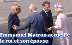 Emmanuel et Brigitte Macron accueillent Charles III et Camilla