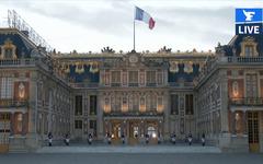 Le roi Charles III et son épouse Camilla accueillis par Emmanuel et Brigitte Macron à Versailles