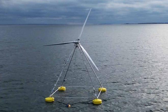 T-Omega Wind dévoile une structure pyramidale flottante pour réduire le coût de l’éolien offshore
